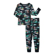Mickey Mouse and Friends Toddler Boys and Toddler Girls Holiday Pajamas Set, 2-Piece, Sizes 12M-5T
